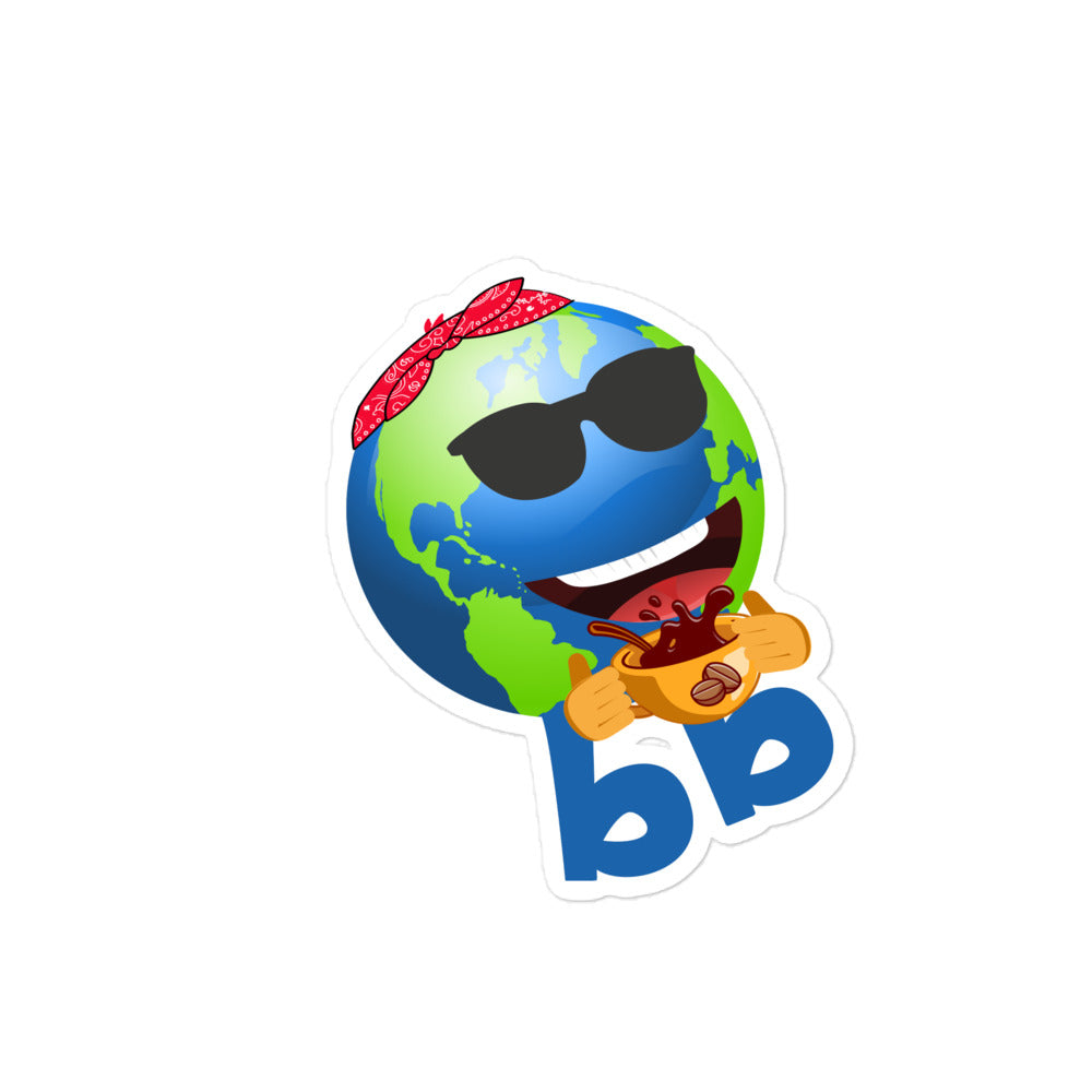 Earthbb Bubble-free sticker - Emojibb