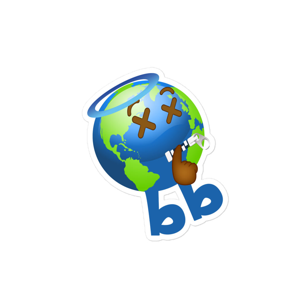 Earthbb Bubble-free sticker - Emojibb
