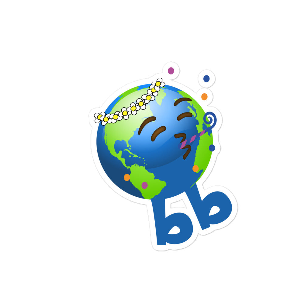 Earthbb Bubble-free sticker - Emojibb