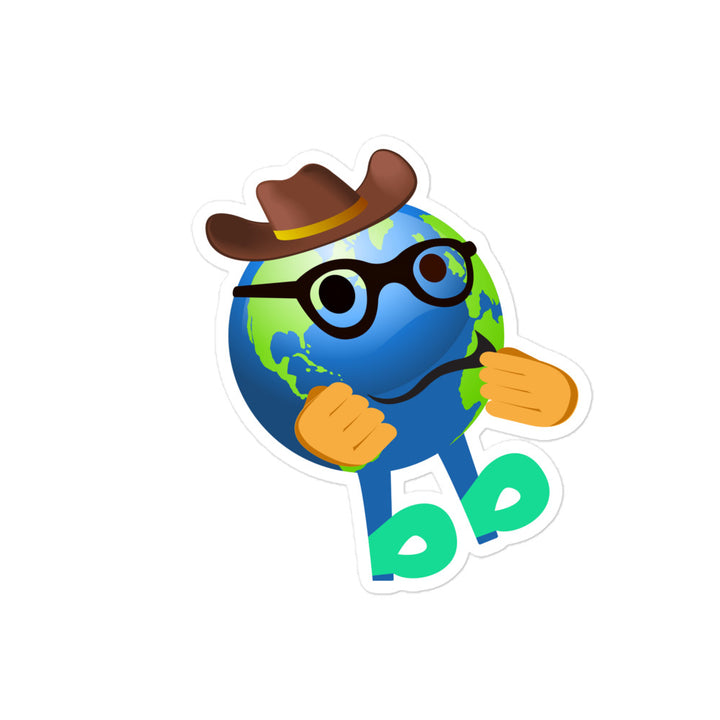 Earthbb Bubble-free sticker - Emojibb