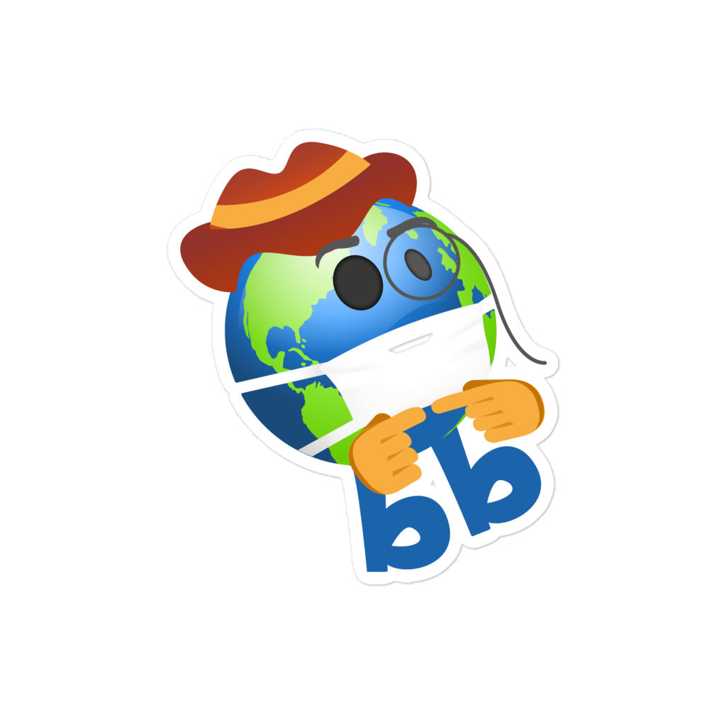 Earthbb Bubble-free sticker - Emojibb