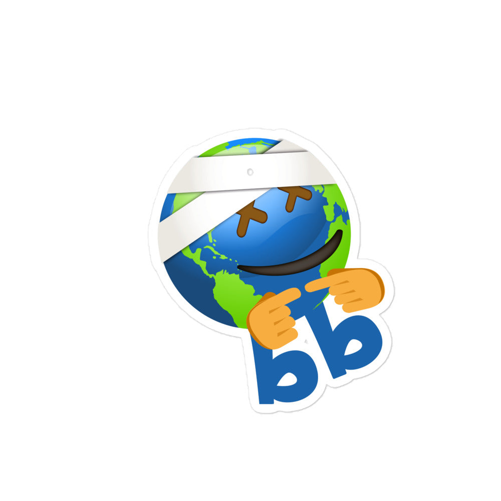 Earthbb Bubble-free sticker - Emojibb