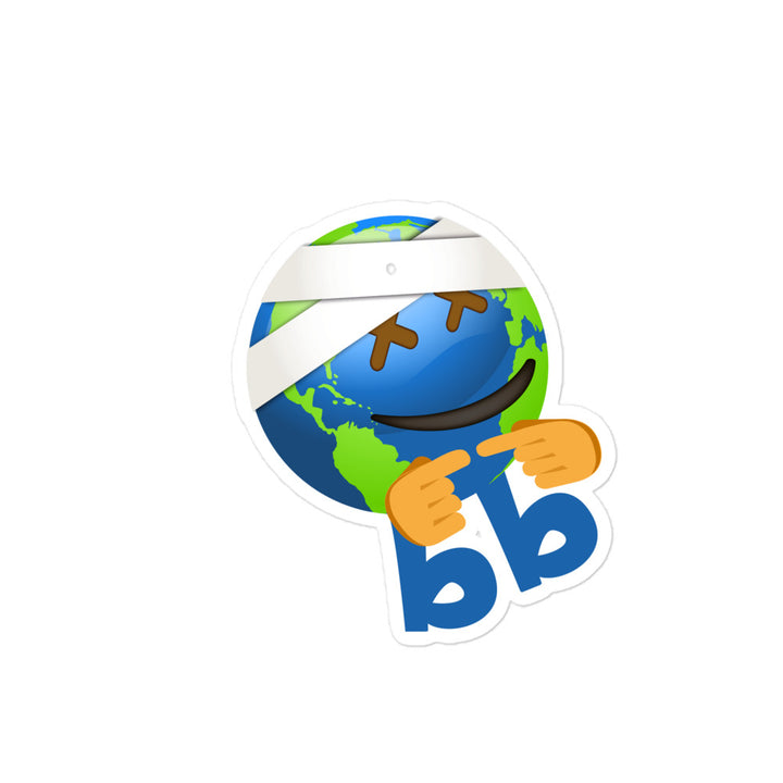 Earthbb Bubble-free sticker - Emojibb