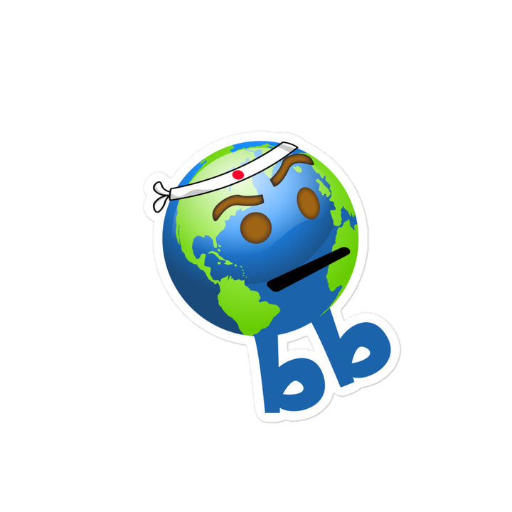 Earthbb Bubble-free sticker - Emojibb