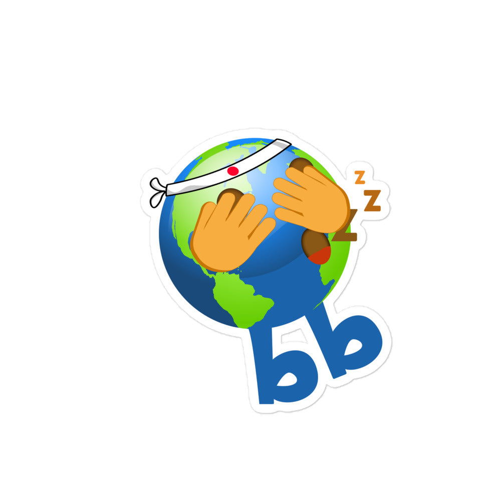 Earthbb Bubble-free sticker - Emojibb