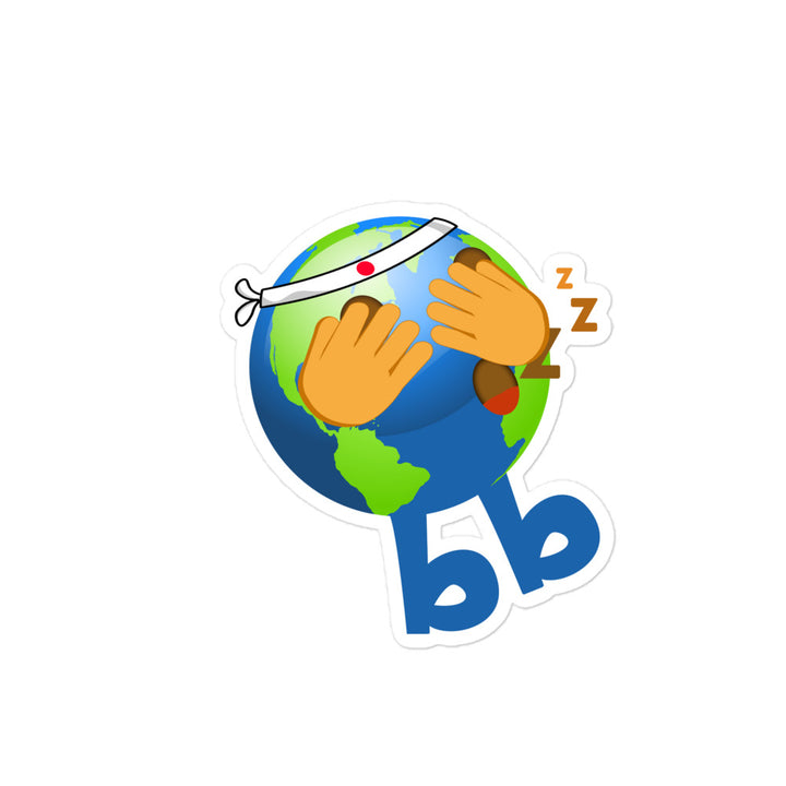 Earthbb Bubble-free sticker - Emojibb