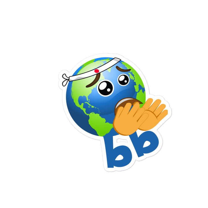 Earthbb Bubble-free sticker - Emojibb