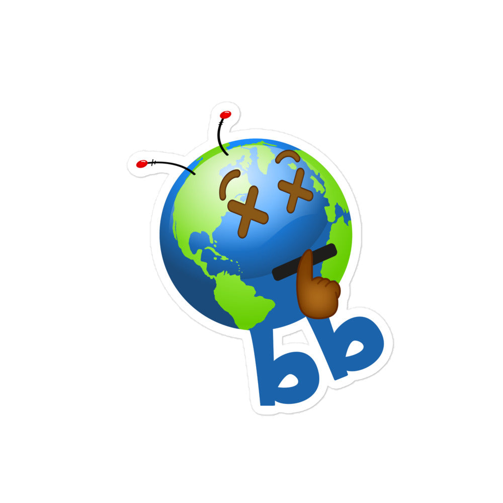 Earthbb Bubble-free sticker - Emojibb