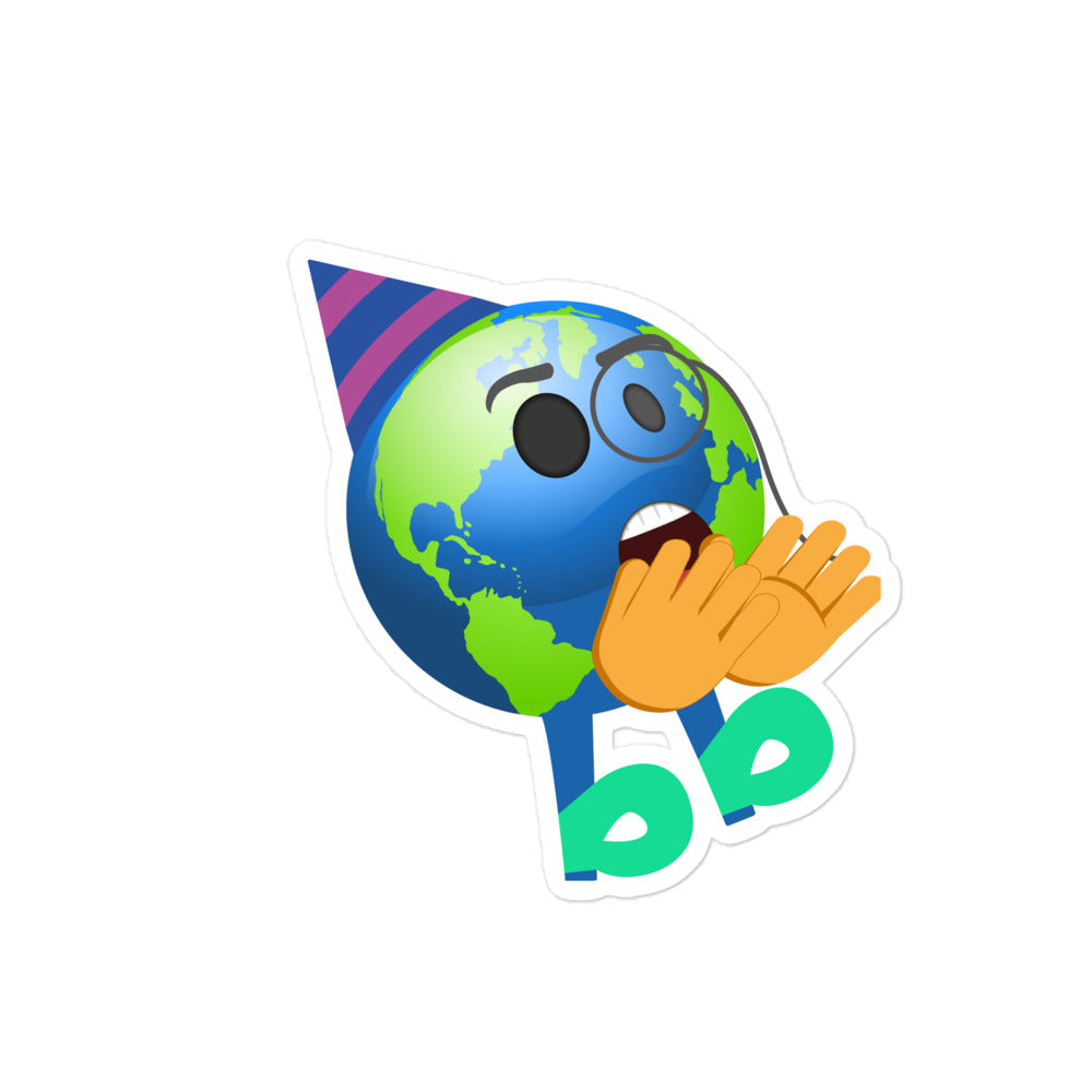 Earthbb Bubble-free sticker - Emojibb