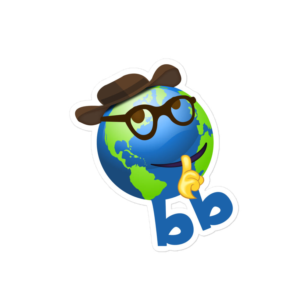 Earthbb Bubble-free sticker - Emojibb