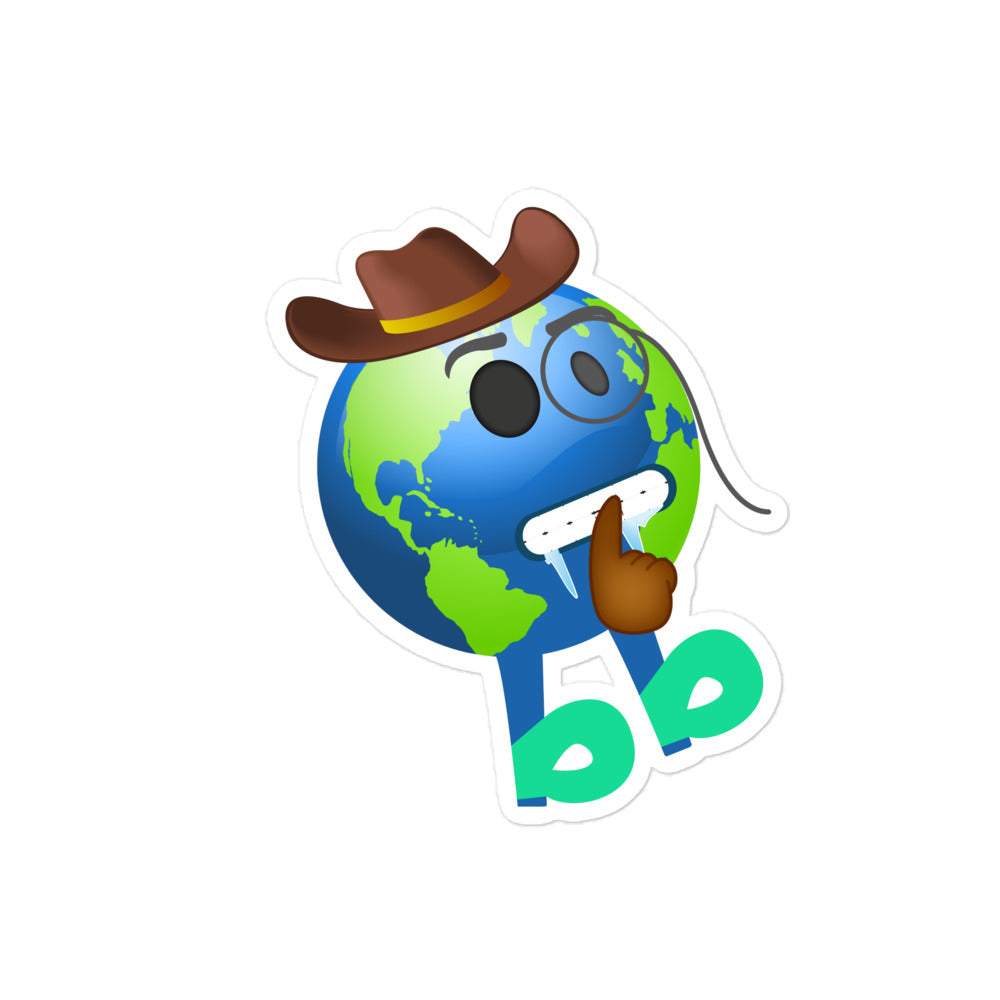 Earthbb Bubble-free sticker - Emojibb