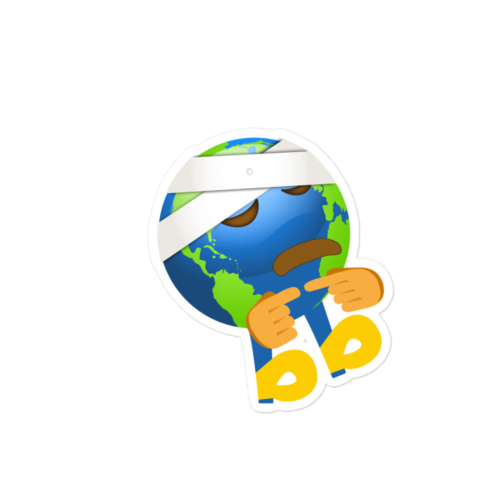 Earthbb Bubble-free sticker - Emojibb