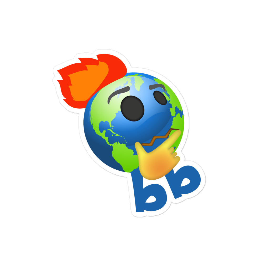 Earthbb Bubble-free sticker - Emojibb