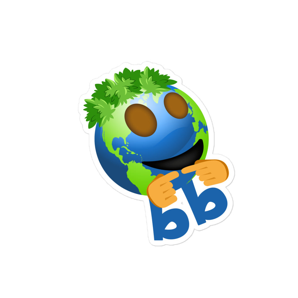 Earthbb Bubble-free sticker - Emojibb