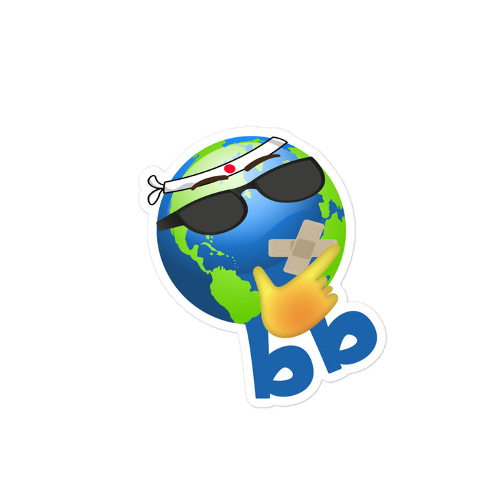 Earthbb Bubble-free sticker - Emojibb