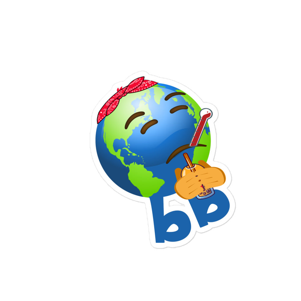 Earthbb Bubble-free sticker - Emojibb