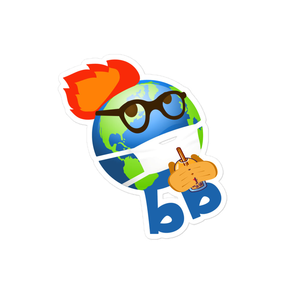 Earthbb Bubble-free sticker - Emojibb