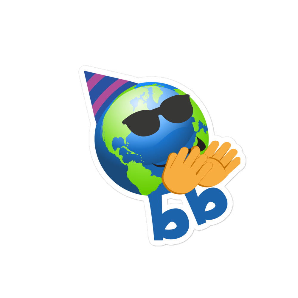 Earthbb Bubble-free sticker - Emojibb