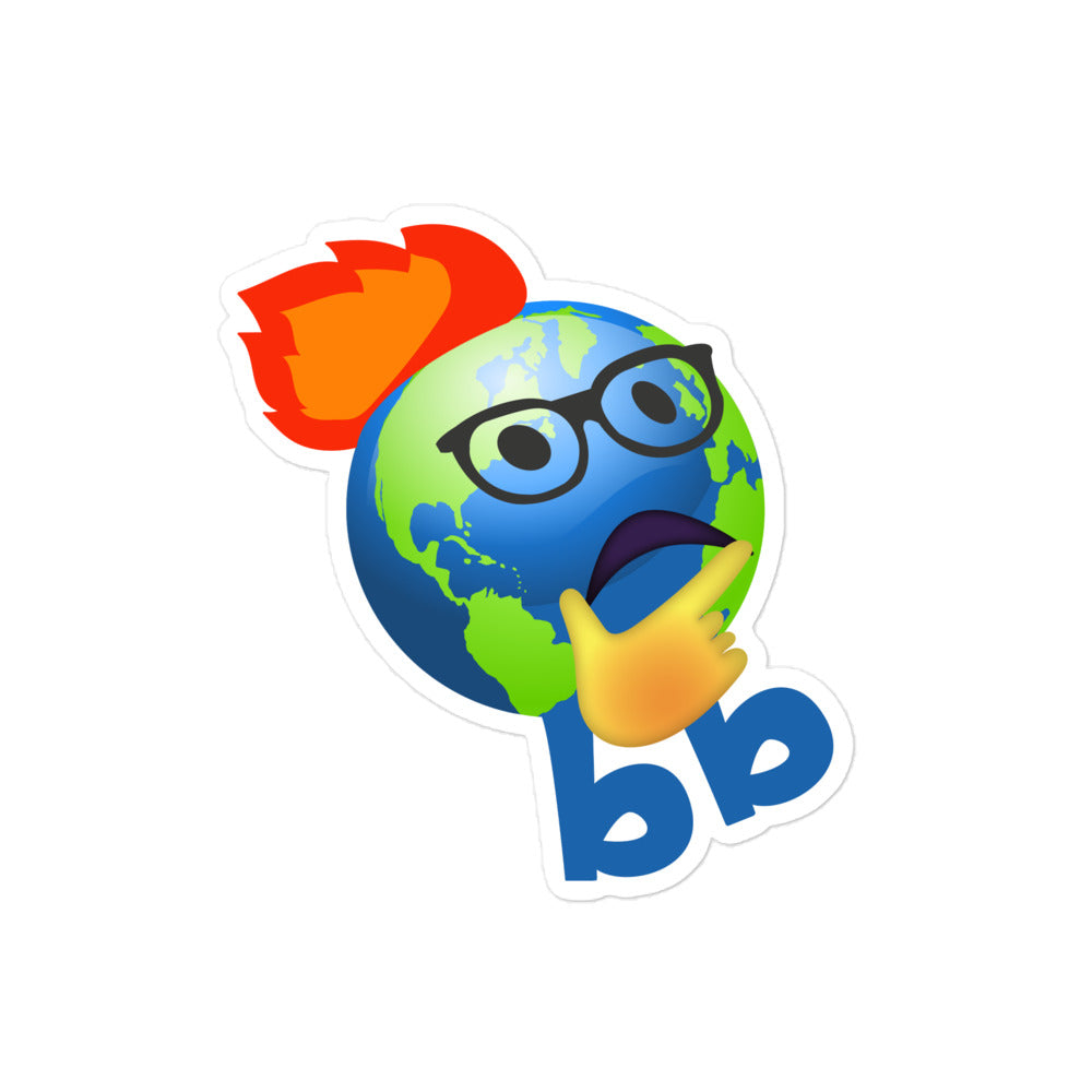 Earthbb Bubble-free sticker - Emojibb