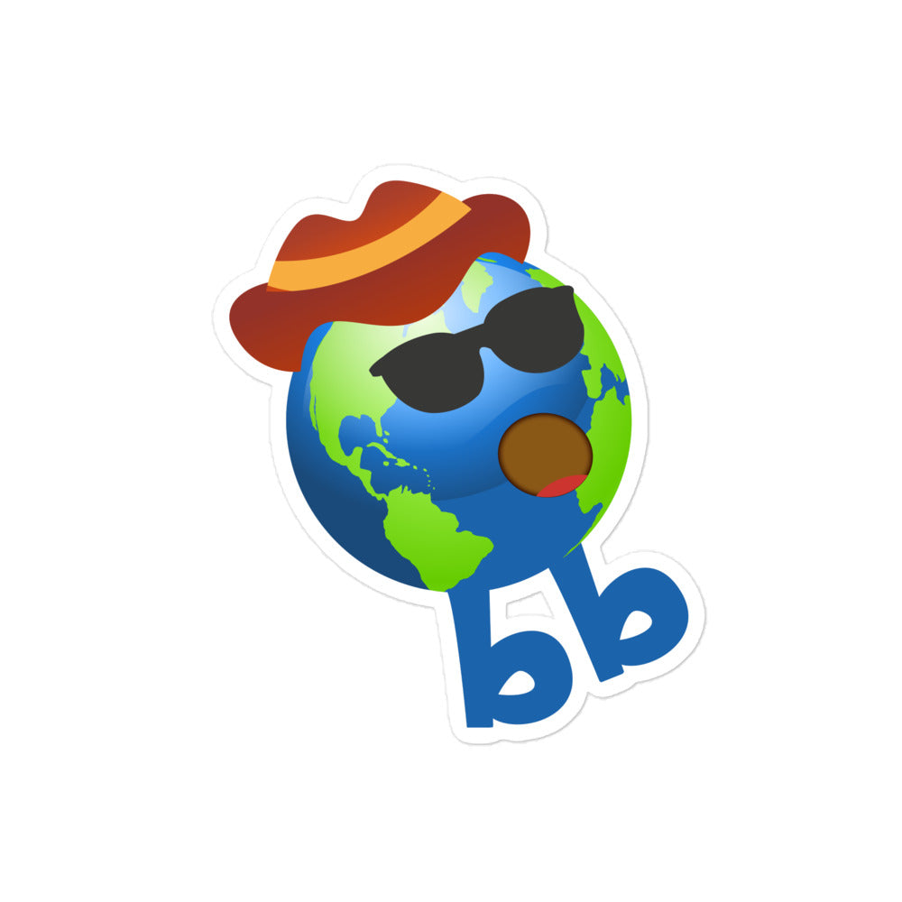 Earthbb Bubble-free sticker - Emojibb