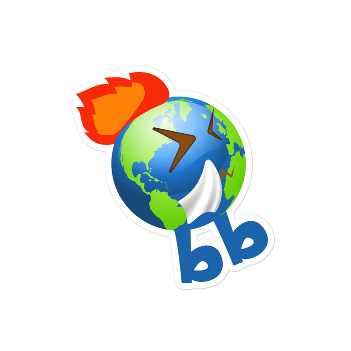 Earthbb Bubble-free sticker - Emojibb