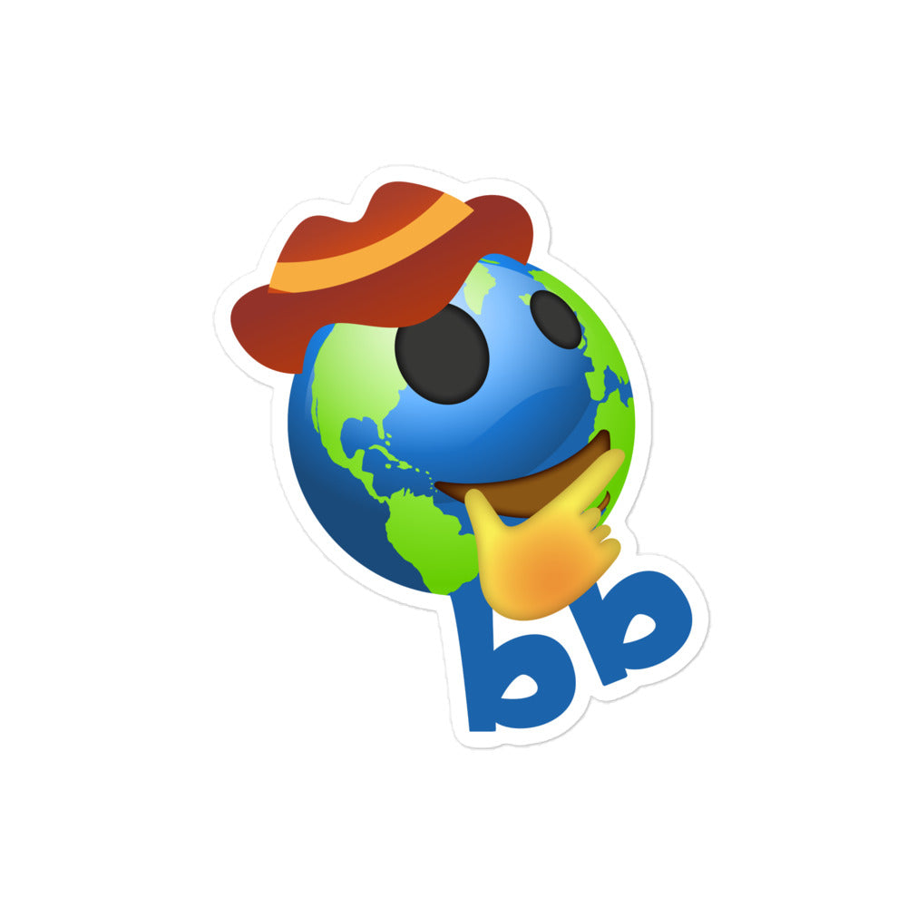 Earthbb Bubble-free sticker - Emojibb
