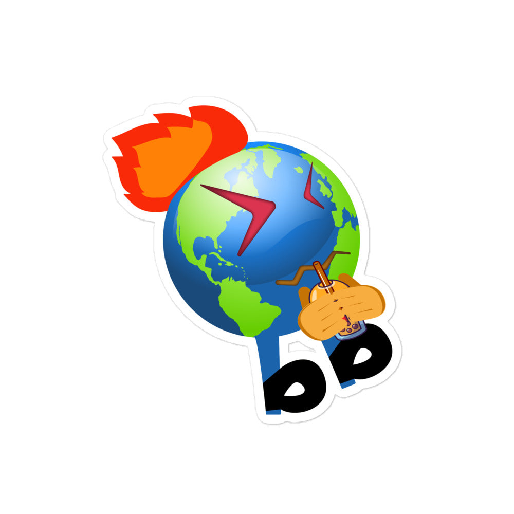 Earthbb Bubble-free sticker - Emojibb