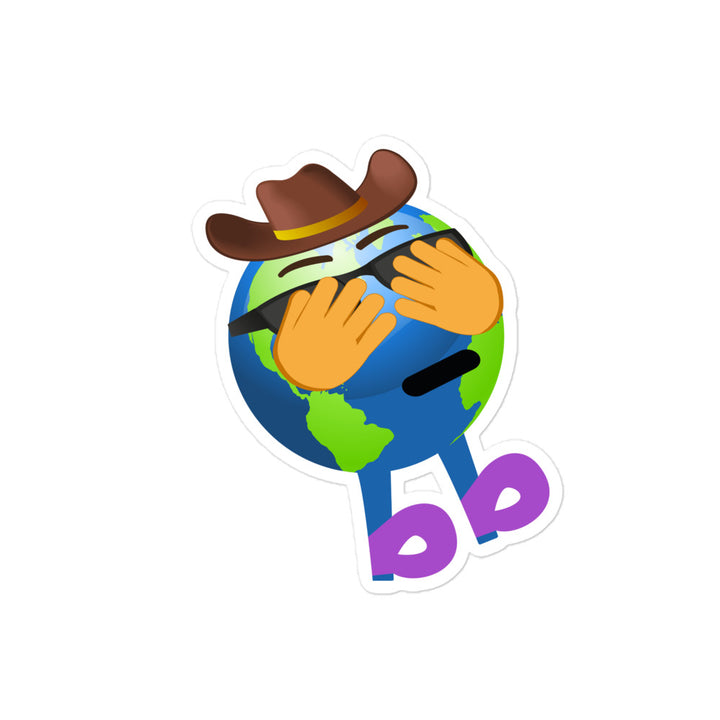 Earthbb Bubble-free sticker - Emojibb