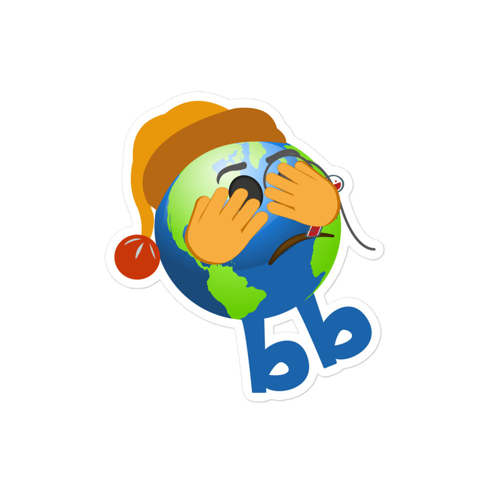 Earthbb Bubble-free sticker - Emojibb