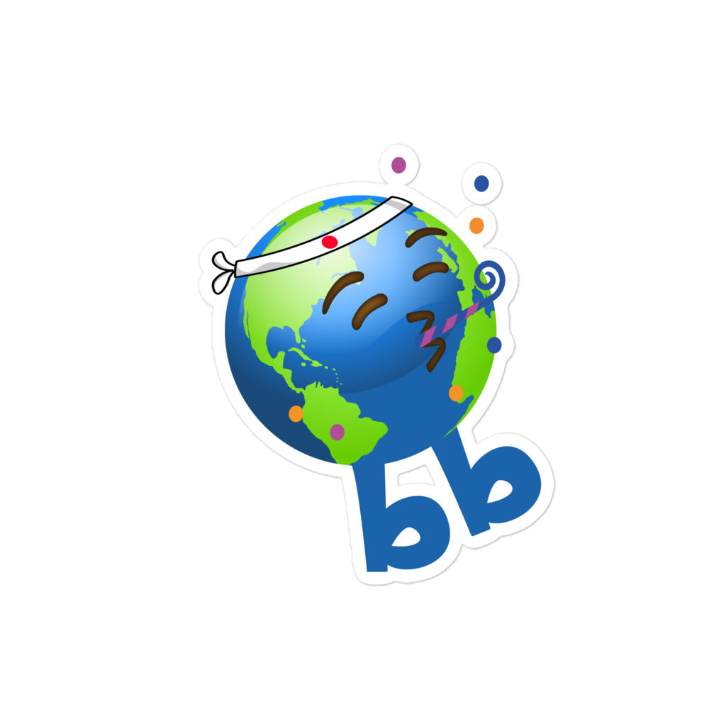 Earthbb Bubble-free sticker - Emojibb