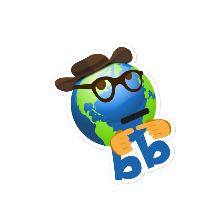 Earthbb Bubble-free sticker - Emojibb