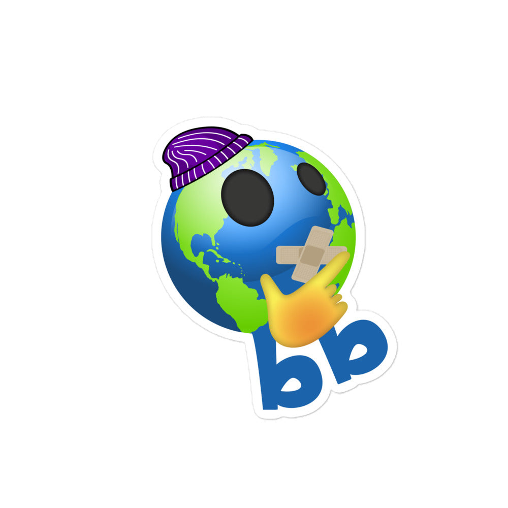 Earthbb Bubble-free sticker - Emojibb
