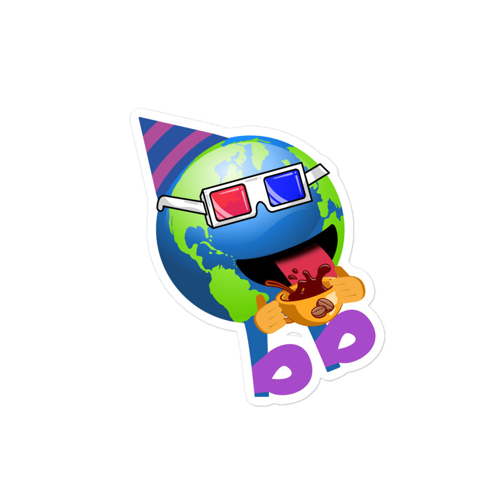 Earthbb Bubble-free sticker - Emojibb