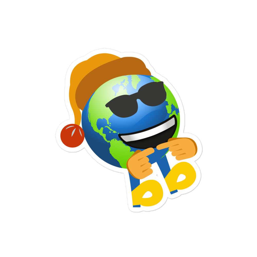 Earthbb Bubble-free sticker - Emojibb