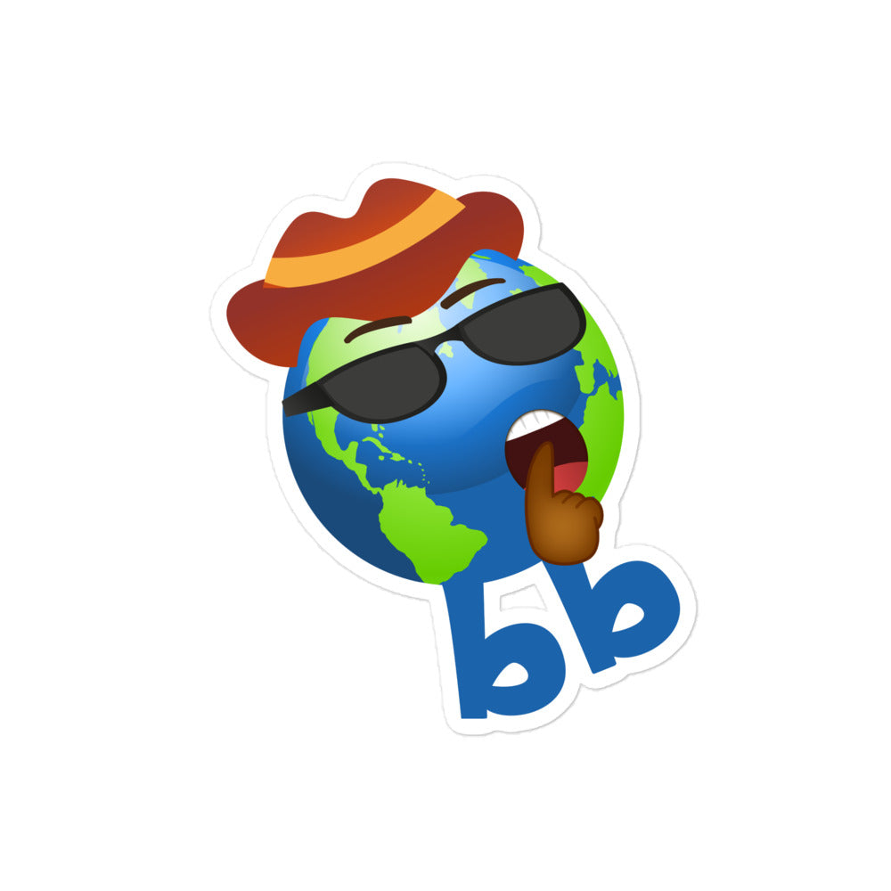 Earthbb Bubble-free sticker - Emojibb
