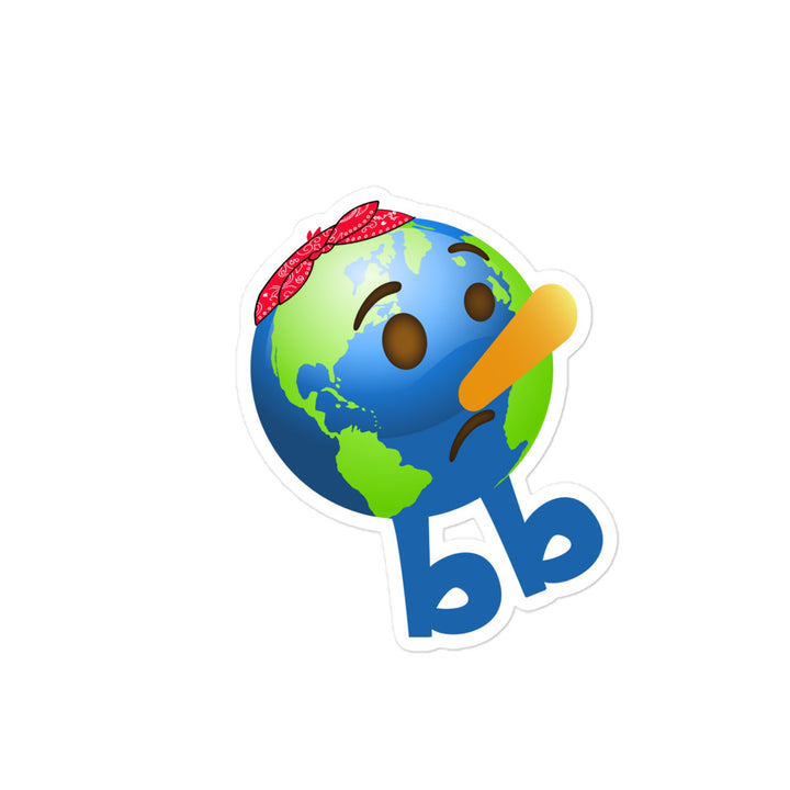 Earthbb Bubble-free sticker - Emojibb