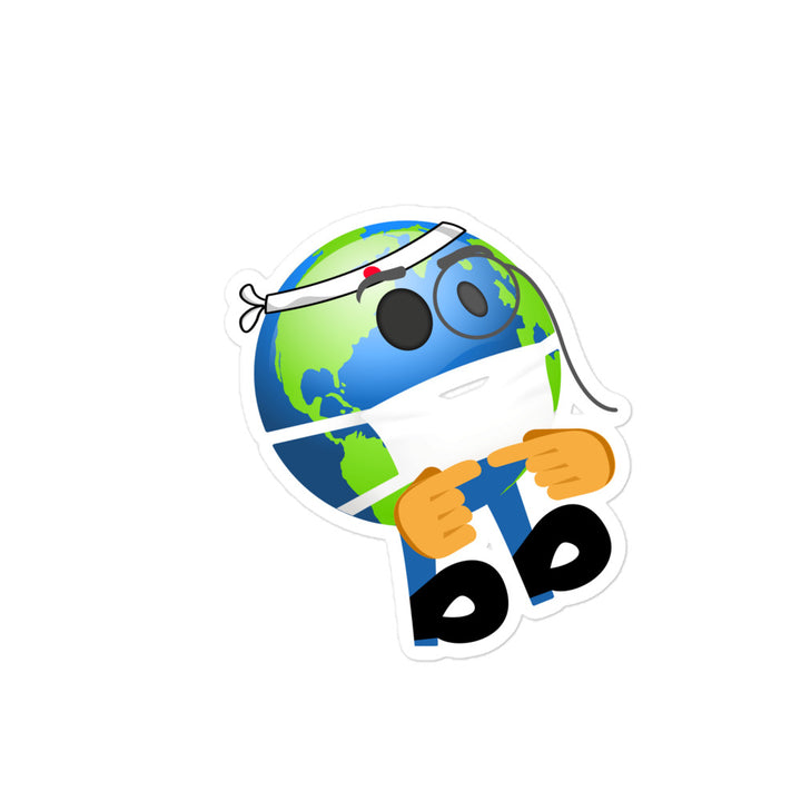 Earthbb Bubble-free sticker - Emojibb