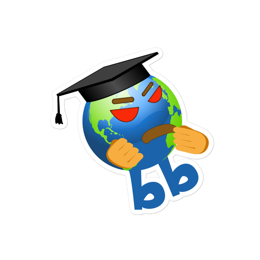 Earthbb Bubble-free sticker - Emojibb