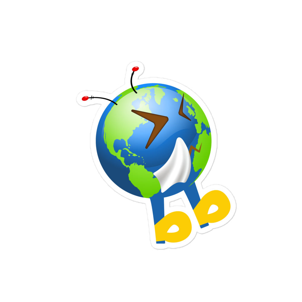Earthbb Bubble-free sticker - Emojibb