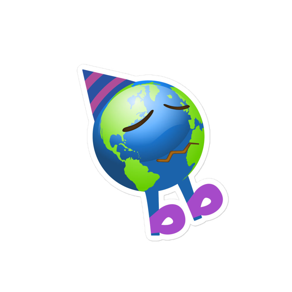 Earthbb Bubble-free sticker - Emojibb