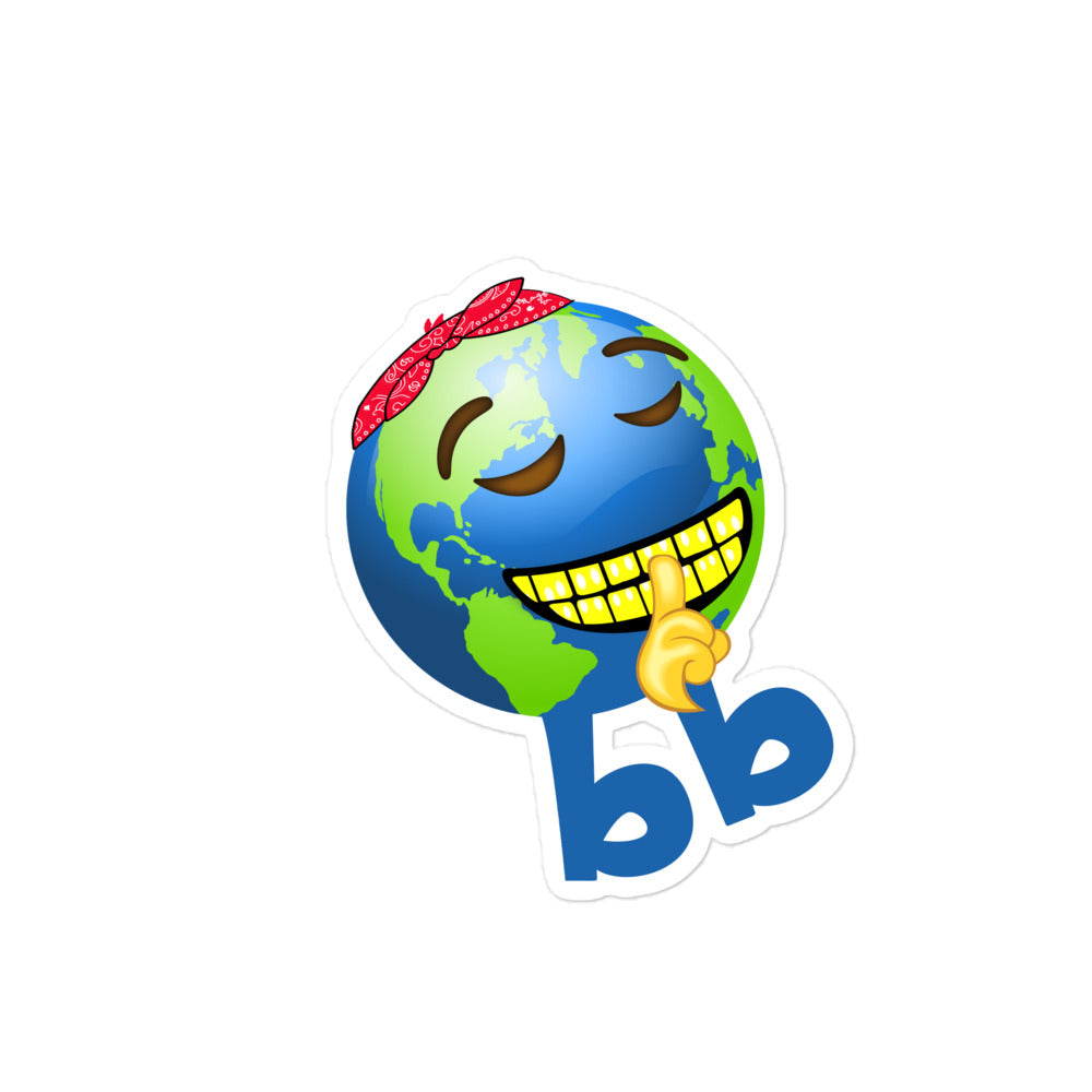 Earthbb Bubble-free sticker - Emojibb