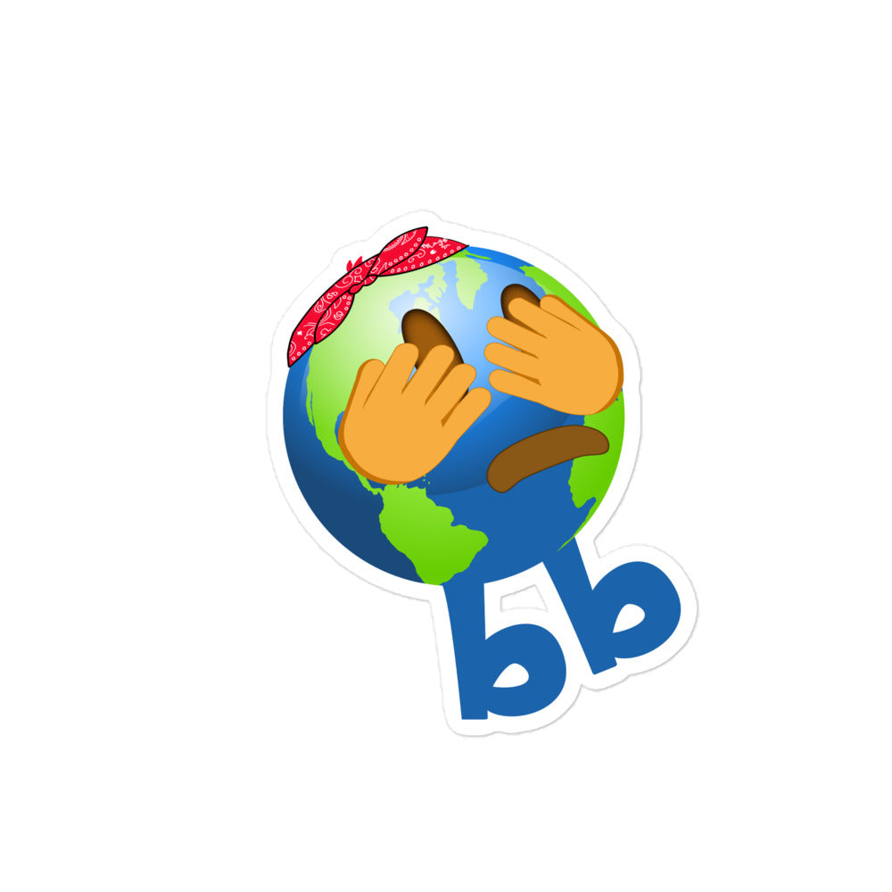 Earthbb Bubble-free sticker - Emojibb