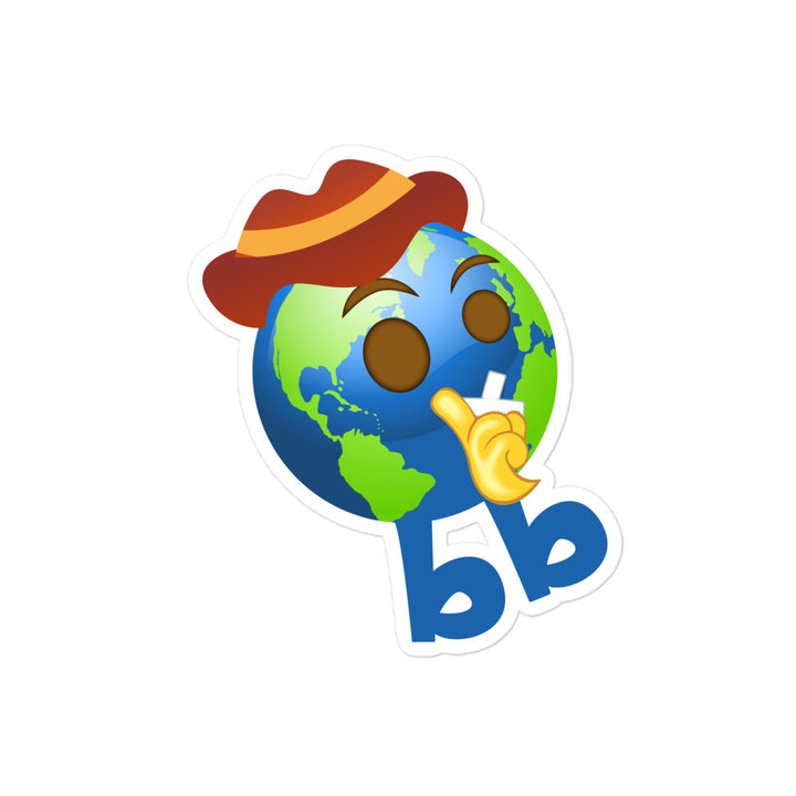 Earthbb Bubble-free sticker - Emojibb