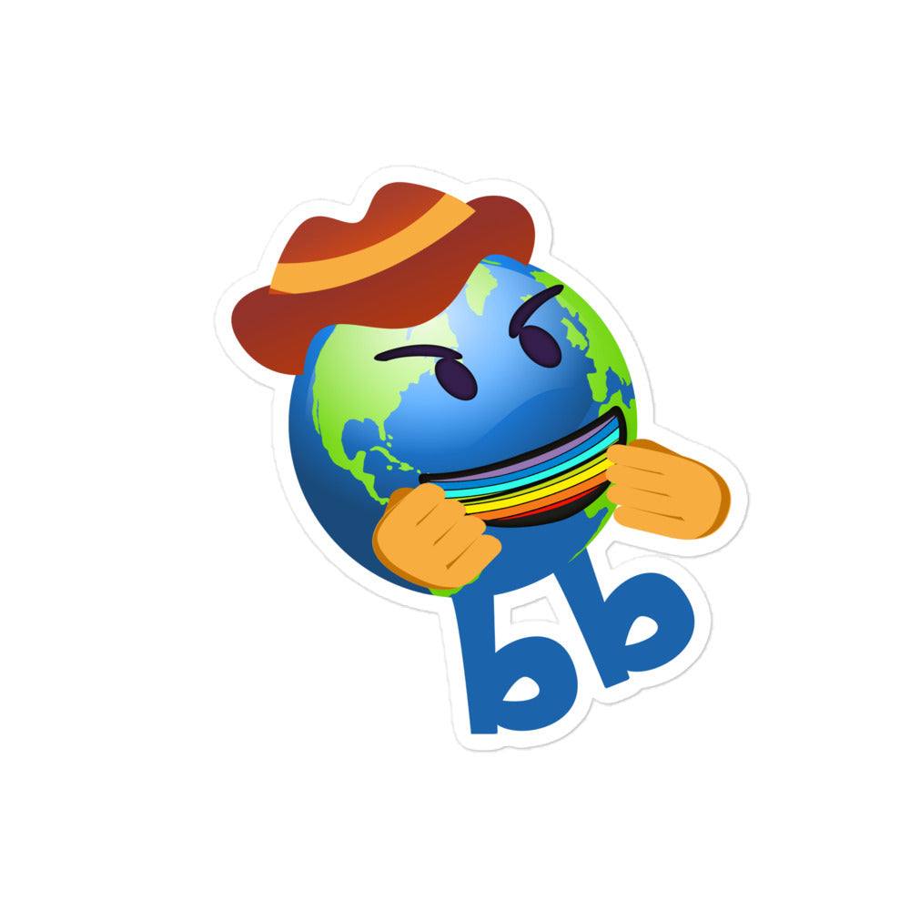 Earthbb Bubble-free sticker - Emojibb