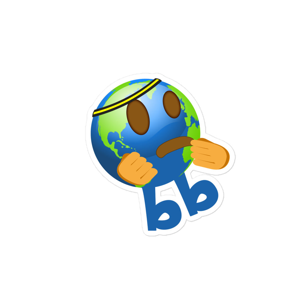 Earthbb Bubble-free sticker - Emojibb