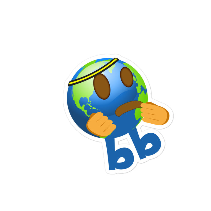 Earthbb Bubble-free sticker - Emojibb
