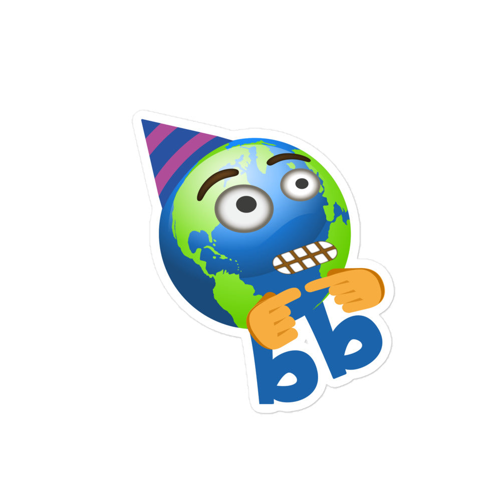 Earthbb Bubble-free sticker - Emojibb