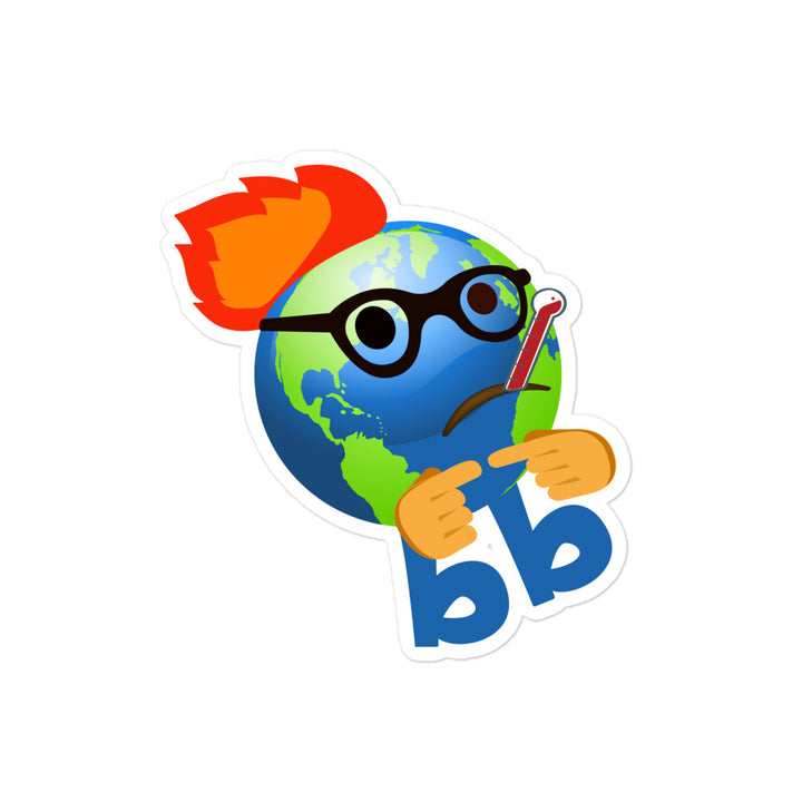 Earthbb Bubble-free sticker - Emojibb
