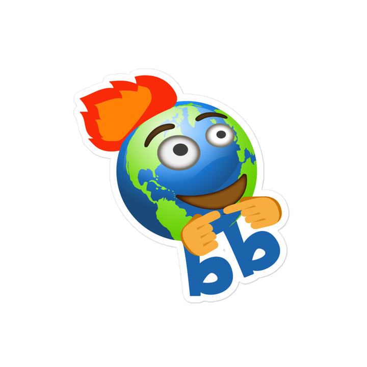 Earthbb Bubble-free sticker - Emojibb