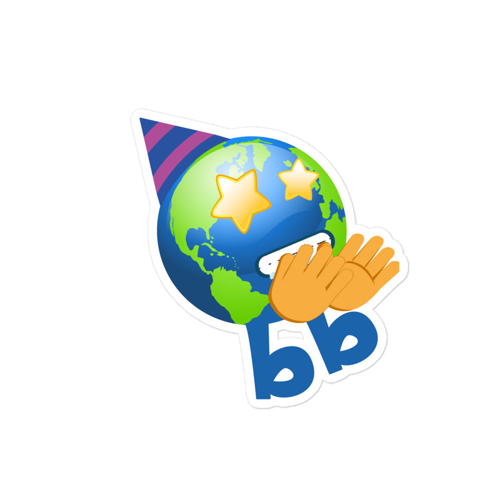 Earthbb Bubble-free sticker - Emojibb
